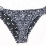 William Rast Black & White Floral Bikini Bottom L Photo 0