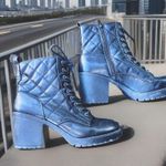 Zigi Soho  Women's Moritz Quilted Ankle Combat Boots Black Women 8.5 Photo 3