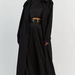 Dissh Rue Black Satin High Waist Wide Trouser Pant 4 Photo 2