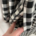 J.Jill Black&White Gingham Tunic Shift Dress Sz.M Black Size M Photo 8