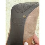 Gianni Bini  Brown Suede Leather Block Heel Mary Jane Pumps Size 8.5M‎ Photo 7