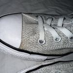 Converse All Star Canvas Shoes Womens Size 10 Gray Marled Low Top Chuck Taylors Photo 1