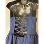 Trac blue sleeveless vneck mini dress Size M Photo 5