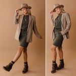 ALBION FIT Albion Going Places Cap Sleeve Athleisure Dress Heather Green Size Medium Tall Photo 8