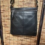 Lucky Brand  Black Leather Crossbody Bag with Classic Design Vintage Photo 5