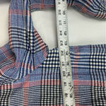 J. Jill size large new barley Multicolor Plaid Blazer lightweight blue red acada Photo 9