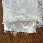 Lulus  Level of Love High Waisted White Lace Pants Size Medium Photo 6