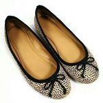 J.Crew Kiki Cheetah Animal Print Calf Hair Ballet Flats Photo 0