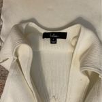 Lulus NWOT  All Buttoned Up Ivory Knit Sleeveless Side Button Bodysuit Photo 11