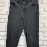 Simply Vera Vera Wang Black Skinny Jeans Size 14 Mid Rise Stretch Dark Wash Y2K Photo 5