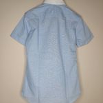 Vintage McDonald's Women's Uniform Button Down Shirt By Stan Herman 1983 Size 4 Blue Photo 2