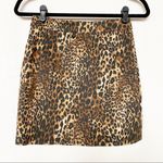 Forever 21  Leopard Print Mini Skirt Size Small Photo 5