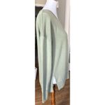 Athleta  Coaster Luxe Sweatshirt Sage Green Soft Modal Blend Size Small SP Women Photo 3