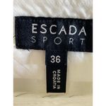 Escada Sport Ivory Jacquard Slim Pants Subtle Snakeskin Size 6 Photo 4