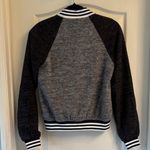 AMPERSAND AVE Gray and Black Varsity Jacket Size XS Photo 1