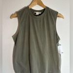 Treasure & Bond  Green Boxy Muscle Tee Size Large NWT Photo 1