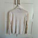 Obermeyer  Womens L‎arge Merino Wool Blend Turtleneck Sweater in Ivory Photo 1