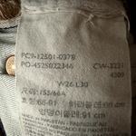 Levi's 501 Straight Leg Jeans Button Fly Dark Wash Denim Cotton Blue 26x30 Photo 3