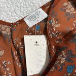 Sienna Sky  sz small cold shoulder summer dress lined elastic waist ties on side Photo 6