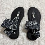 Sanuk  Size 5 Black and White Sling Sandal Size 5 Photo 0