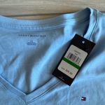 Tommy Hilfiger V Neck Tee BLUE Large NWT Photo 4