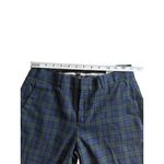 Banana Republic Blue Green Plaid Ankle Slim Pants Size 0 Photo 4