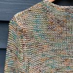 BCBGMAXAZRIA CBGMaxAzria Tan beaded cardigan Sweater Large Photo 6