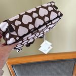 Stephanie Johnson Brown and Pale Pink Heart ML Traveler Cosmetics Case Photo 11