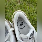 Nike women’s Leopard Accent White Sneakers size 9.5 Photo 3