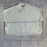 NWT Ambiance Vanilla White Knit Pullover Sweater Size M Photo 2