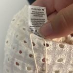 Eberjay New eberjey Andy Portola Blouse Ecru White Eyelet Off Shoulder size medium Photo 8