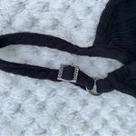 Garage black embroidered mini dress Sz XS boho festival concert country western Photo 5