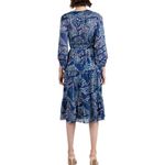 Shoshanna  Tiered Embroidered Zanita Multicolor Long Sleeve Midi Dress Size 2 Photo 1