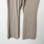 Old Navy [] Mocha Taffy Tan High Rise Pixie Flare Pants Stretch Work Career Sz 16 Photo 8