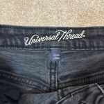 Universal Threads Universal Thread High Rise Shortie Women Black Jean Shorts Size 10/30R Photo 5