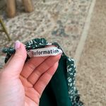 Reformation Christine Dress in Green Floral, Size 0 Photo 4