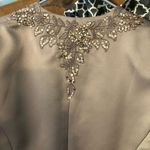 Alex Evenings sequin Embellished Beige Jacket and ruffle sleeveless dress 12 Photo 6