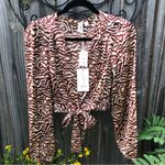 Joie  Animal print cropped top XS Photo 1