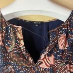 Madewell  Womens Size Small Lily Ruffle Dress Sea Floral Boho Peasant Knee Length Photo 5