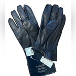 Roundtree & Yorke Black Leather Gloves Sz L NWT Photo 1