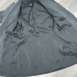 Vintage Moda International Pinstripe Long Blazer Jacket Grey Pink 4 Gray Photo 10