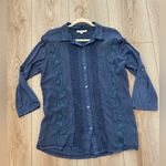 Solitaire Women's Blue Embroidered Top.
New without tags! Photo 2