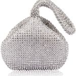 Women's Triangle Bling Glitter Purse Crown Box Clutch Evening Luxury Bags Party Prom Photo 6