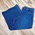 Lee | Denim Jeans Heritage A-line Wide Leg Cropped Raw Hem | Size 18 Photo 1