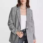 Rag and Bone ππ Ames Deconstructed Check Tweed Relaxed Fit Blazer Grey 8 NWT Photo 3