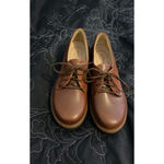 Samuel Hubbard Whiskey Leather Oxfords 5 Size 5.5 Photo 1