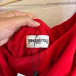 Princess Polly NWT  Lillie long sleeve mini dress in red Photo 4