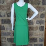 Hanna Andersson Dress Woman's Size XS Kelly Green Sleeveless A Photo 4