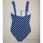 ONIA NEW‎  Raquel blue white gingham check raquel one piece swimsuit, size S Photo 8