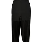 Elegant Black Women's Sleepwear Pants. Drawstring & Elastic Waist Size L Size L Photo 5